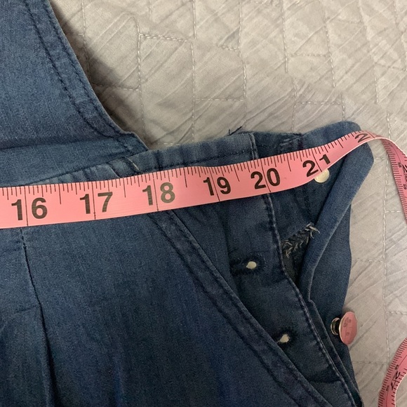 PLUS SIZE Summer Denim Overalls - Picture 6 of 7